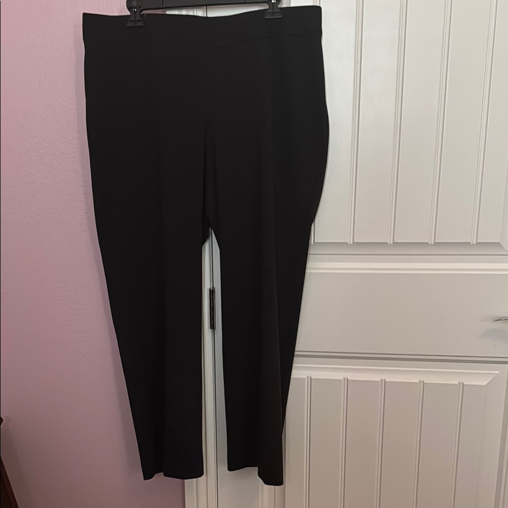 Lane Bryant Black Trousers Versatile Streamlined Design